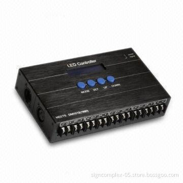 DMX Controller with 12 to 24V DC and 4A/12V DC Input Voltage